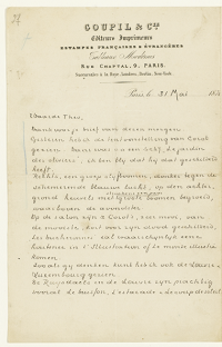 Письма Ван Гога ПАРИЖ МАЙ 1875 — МАРТ 1876